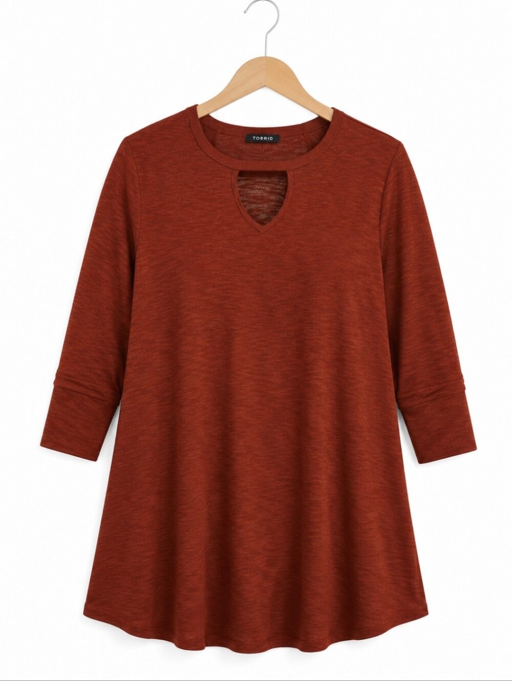 Torrid Red Long Sweater Tunic Womens Plus Sz 2 (2X)